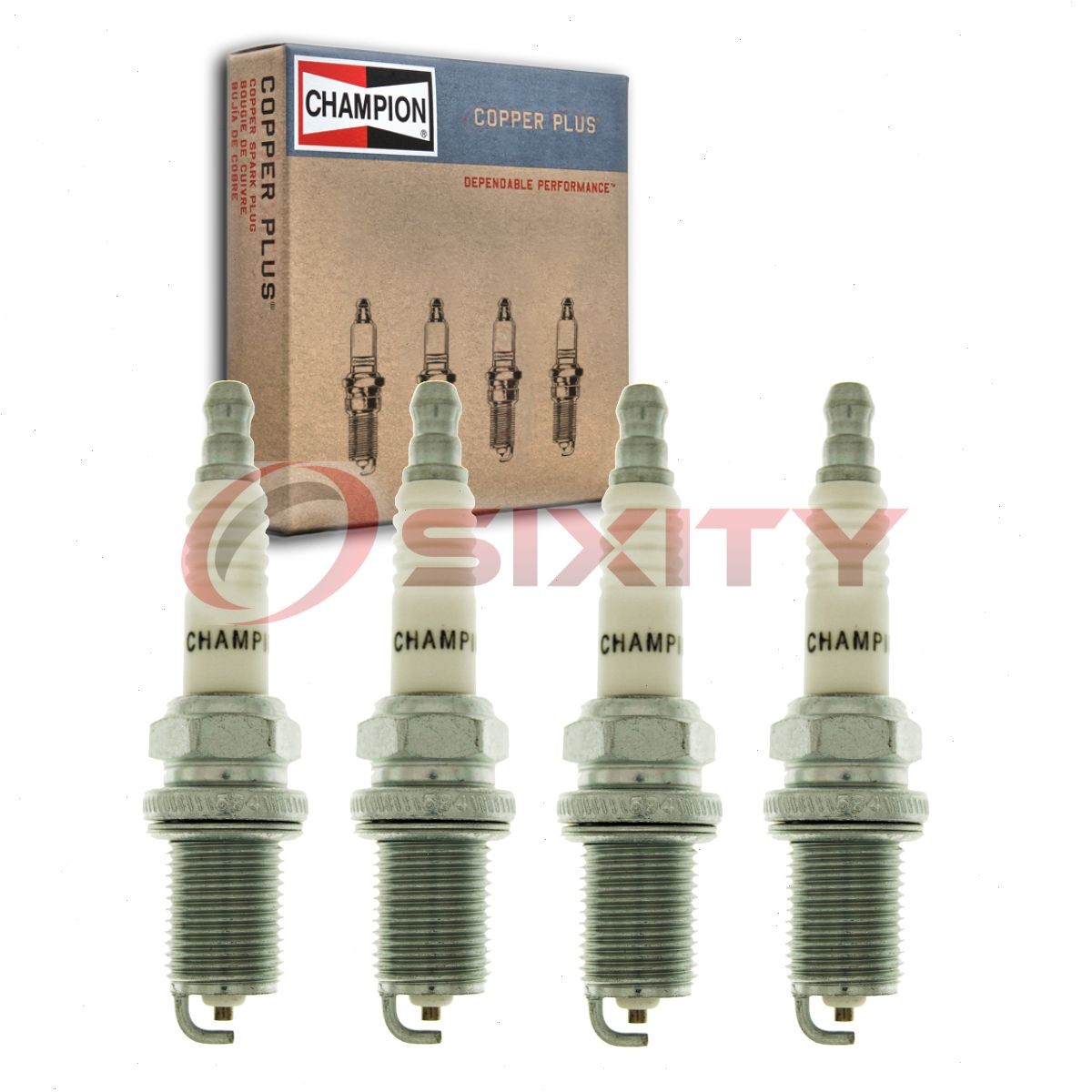 4 pc Champion Copper Plus 431-1 Spark Plugs for RC14YC 7938 6719 1172 cu