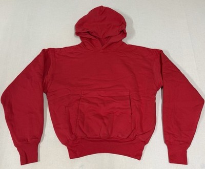 Yeezy YZY Gap Engineered by Balenciaga Double Layered Hoodie Mens S Red SW4
