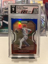 2021 Panini Prizm - MINT 9  Tier II Shohei Ohtani #183 Red White & Blue Prizm 