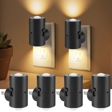 LED Night Lights Plug into Wall,3000K Soft White, 4 Pack