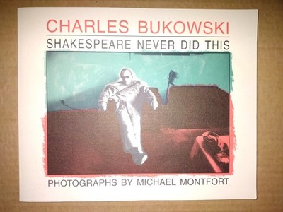 1st Paperback Book - SHAKESPEARE NEVER DID THIS - Charles Bukowski - Blk Sparrow