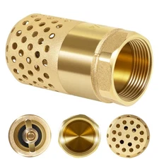 Foot Valve for Well Pump, 1-1/4" Female NPT Check Valve for Water Pump System