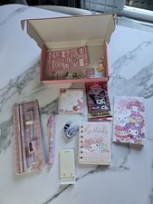 (218) Sanrio Hello Kitty Multibargain Box Of Stationary.