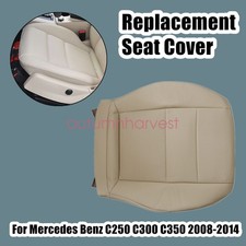 2008-2014 Fits Mercedes Benz C250 C300 C350 Bottom Leather Seat Cover Ivory
