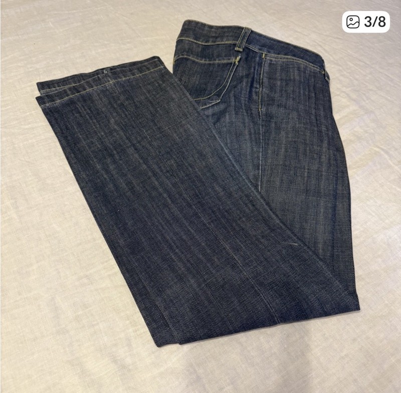 Paper Denim & Cloth Dark Blue Denim Women's Vintage Jeans Button Zip