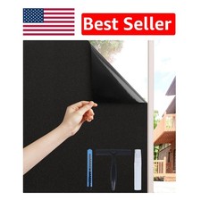 Static Cling Blackout Window Tint - 17.5"x78.7" for Energy Efficiency  Privacy