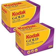 Kodak 6033963 Gold 200 135/24 Film Pack of 2