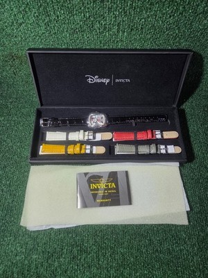 NIB INVICTA Disney  Mickey Mouse Watch Set W/5 Leather Bands Limited Edition