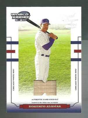 28/100 - Roberto Alomar 2004 Donruss World Series WS-10 Diamondbacks