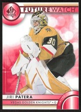 2023-24 UD SP Authentic Jiri Patera 145 Future Watch Limited Red RC
