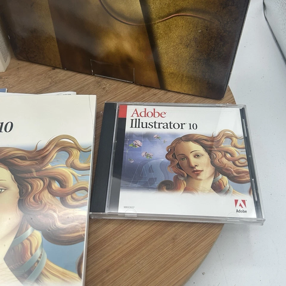 Adobe Illustrator 10 Macintosh MAC OS  in box VINTAGE With Serial -# - Image 3 of 4