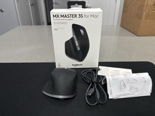 Logitech MX Master 3s for Mac Wireless Mouse, Ergonomic, Programmable, Black