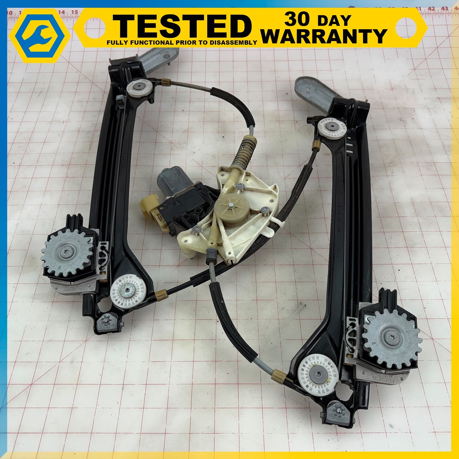 14-24 MASERATI GHIBLI QUATTROPORTE REAR RIGHT SIDE WINDOW REGULATOR MOTOR OEM