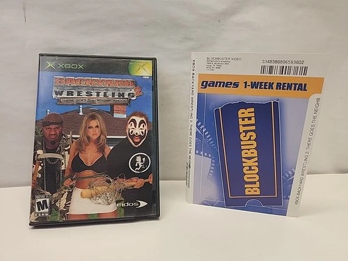 Backyard Wrestling 2: There Goes the Neighborhood (OG Xbox) CIB Blockbuster