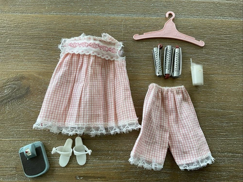 Vintage Ideal Tammy Doll SLEEPY TIME Pajamas Outfit