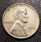 1943 Lincoln Wheat Penny Cent Steel #6
