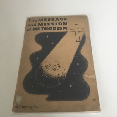 Die BOTSCHAFT und Mission der Methodik. Seltenes Vintage Faltblatt. Schneller kostenloser Versand