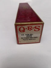 QRS Word Roll 8128 To Each His Own Played by Harold Scott