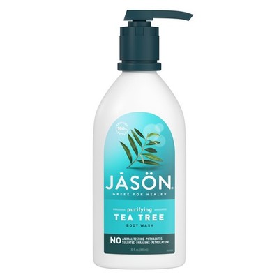 JASON Tea Tree Purifying Body Wash, For a Gentle 30 Fl Oz (Pack of 1), white