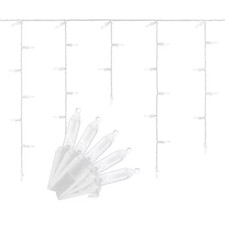 200 Count Cool White Mini Twinkling LED Icicle Lights