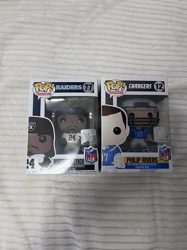 Funko NFL Pop! Philip Rivers and Mashawn Lynch