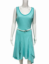 LRL Lauren Jeans Co. Ralph Lauren women's striped sleeveless lined dress size L