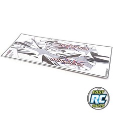 SCHU8003 Chassis Skin with Holes - CAT L1 EVO Schumacher Racing