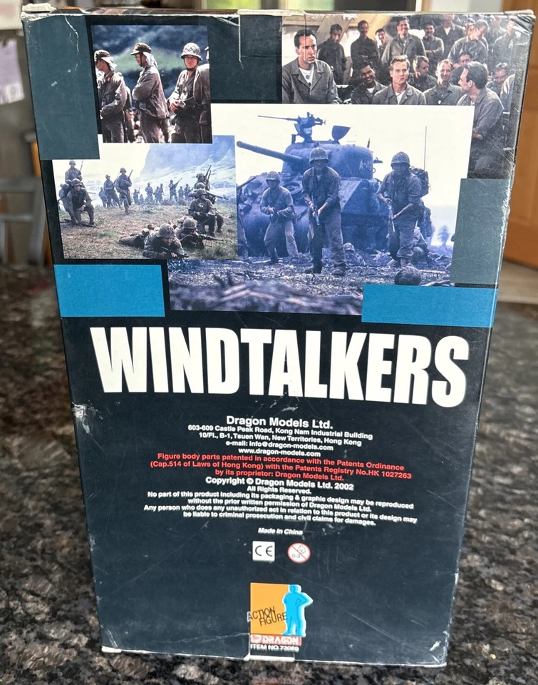 Figura de acción Dragon Windtalkers Nicolas Cage como cabo Joe Enders 73069 nueva en caja Foto 4 de 4