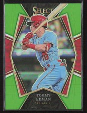 Tommy Edman 2022 Panini Select #140 Neon Green /99 St. Louis Cardinals
