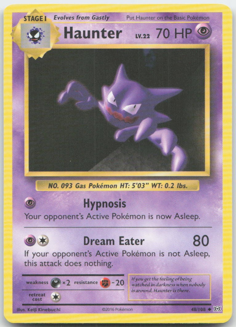 Pokemon : Haunter Evolutions 48/108 : UC