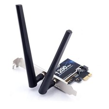 PCE-AC1200 PCI Express WiFi Card, Dual Band 2.4GHz/5GHz High Gain Antennas,