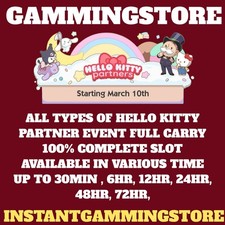 Mono_poly Go partners event hello kitty partners event full carry choose any