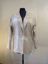 Vintage Jones Sz 6 Women s New York NWOT Linen Cotton Oversized Blazer Jacket