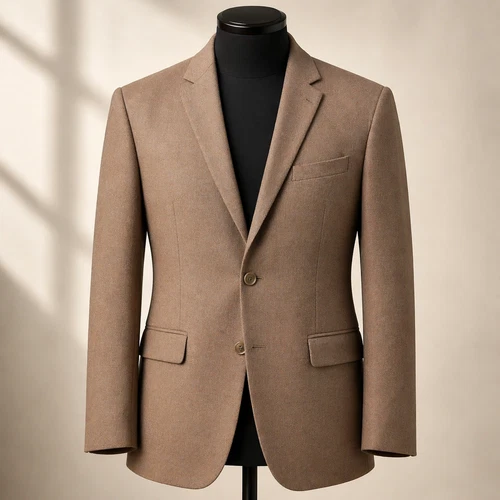 Men's JF J Ferrar Ultra Comfort Blazer Brown slim Fit Suit Jacket sizes 50R 52R - product listing photo