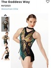 Dance Costume Weissman 'LITTLE SWING' Black Jazz Tap Theater Sequin Fringe LC — photo 1