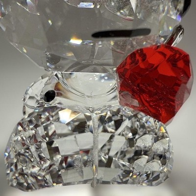 Swarovski Hello Kitty Red Apple Crystal Figurine Sanrio 4.9x6.3 cm