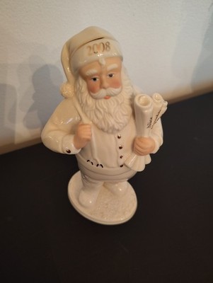 Lenox Santa's Christmas List 2008 Naughty Or Nice Figurine Statue 