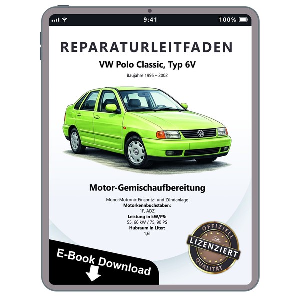 Vw Polo 3 Classic Mono-Motronic Einspritz- ZüNdanlage Reparaturhandbuch Download-image