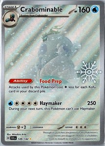 Crabominable 149/142 Stellar Crown Illustration Rare Holo
