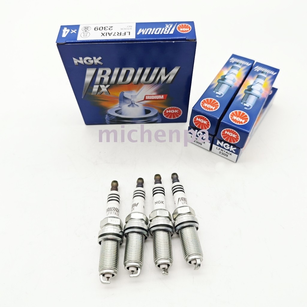 4 Pack NEW  NGK 2309 Iridium IX Spark Plugs LFR7AIX