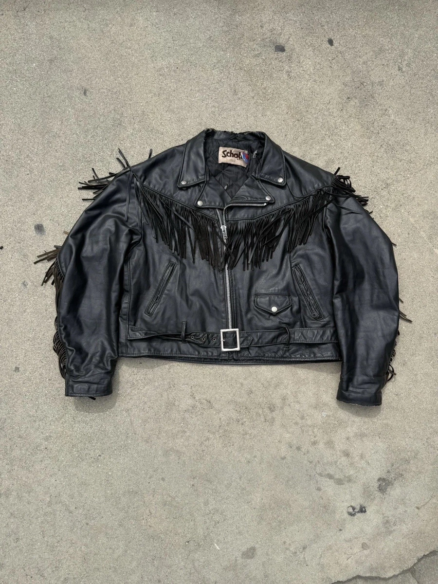 SCHOTT Fringe Motorcycle Jacket Coats, Jackets & Vests for Men for