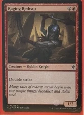 MTG Raging Redcap | Common | ELD 134/269 | Goblin Knight – Double Strike