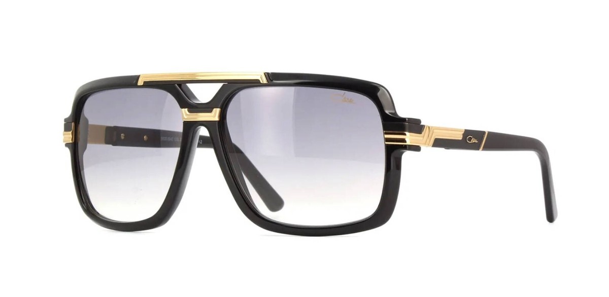 CAZAL 8042 Black Gold/Grey Shaded (001) Sunglasses | eBay