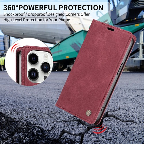 For iPhone 16 16e 15 14 13 12 11 Pro Max XS 8 Magnetic Leather Case Wallet Cover - Picture 77 of 109