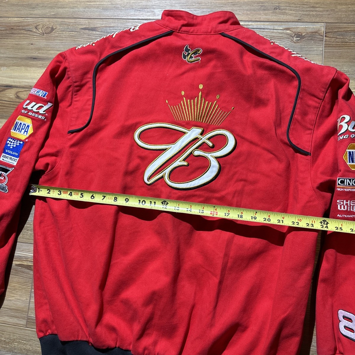 Budweiser Chase Authentics レーシングジャケット M Budweiser Chase Authentics レーシングジャケット M Budweiser