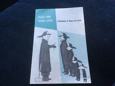 1950s Run For Your Life! Handbook Of Home Fire Drills By Liberty Mutual