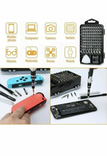 117PC Tool Repair Kit Precision Screwdriver Set for iPhone Samsung Motorola LG H - Picture 12 of 17