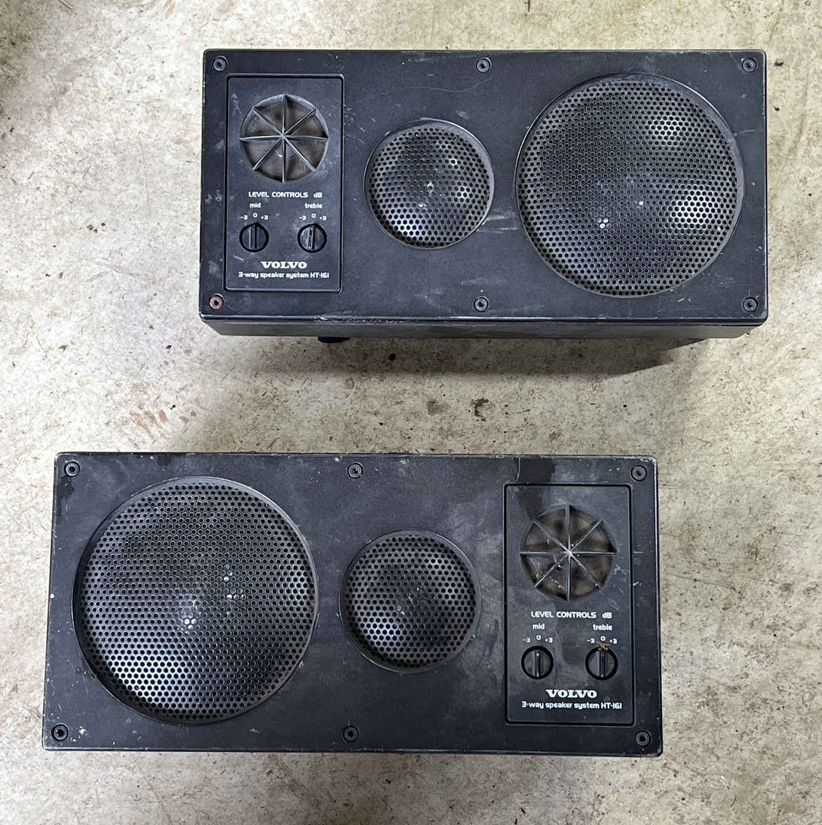 RARE Volvo OEM 3-Way Speaker System HT-161 for Volvo 240 740