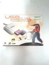 APACER COMPACT FLASH USB CARD READER JANOME MEMORY CF TYPE II COMPACTFLASH