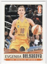 2016 Rittenhouse WNBA Card #54 - Evgeniia Belyakova - Los Angeles Sparks *Rookie
